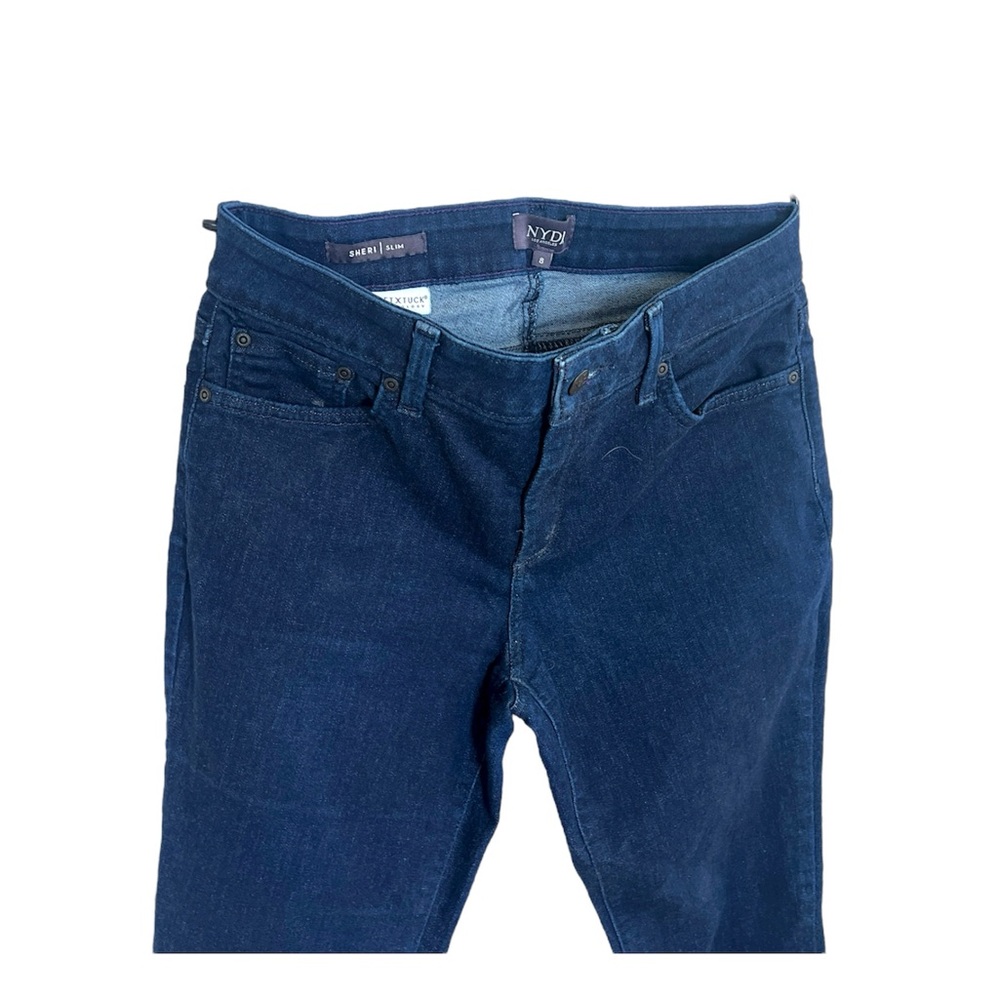NYDJ Women's Dark Blue Skinny Jeans size 8